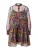 Warehouse Blousejurk  blauw / olijfgroen / pink / zwart