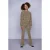 Coolcat flared broek Bailey met Luipaard Jacquard Patroon
