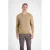 Lerros – Ronde hals Trui – Mannen – XL – 756 LIGHT COFFEE – Katoen – 2585022