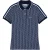 Lacoste Dames Jacquard Slim Kortekorte Polo (Methyl Blauw)