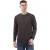 Weekend Offender Heren-sweatshirt van katoen uit Argentinië (Houtskool)