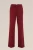 WE Fashion – Dames wide leg jersey pantalon met stretch – Regular fit – Rood – Viscose –