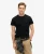 Superdry Mannen Essential T-shirt van Biologisch Katoen met Logo Zwart