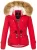 Navahoo Dames Winterjas Pearl – Korte Parka met Teddyfleece & Afneembare Bontkraag