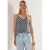 Street One Dames Top met V-hals en decoratief detail in Blauw