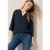 Cecil Dames Blouse in effen kleur in Blauw