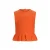The New Chapter mouwloze top oranje