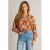 Ivy Beau blouse met print – cognac