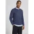 JJ REBEL regular fit gebreide trui – blauw