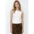 MANGO TEEN one shoulder top – wit