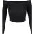 Urban Classics Dames glitter off shoulder top met lange mouwen
