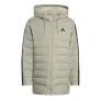 Hooded parka adidas Essentials Climawarm 3 stripes