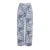 Firetrap Katoenen jeans met bloemenprint voor dames (Blauw)