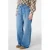 MS Mode high waist wide leg jeans medium blue denim