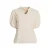 Ruby jersey top met textuur off-white