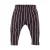 Z8 newborn katoenen gestreepte babybroek – donkerbruin/roze