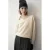Mango wollen gebreide trui – beige