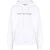 Off-White uit Italië Design witte skate fit hoodie
