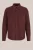 WE Fashion – Heren regular fit overhemd met structuur – Regular fit – Bruin – Katoen –