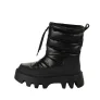 Dameslaarzen Buffalo Flora Puffer Boot – Vegan Nylon