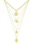 Lulu & Jane Ketting  goudgeel / parelwit