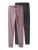 TWO SOON Leggings  mauve / zwart