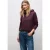 Street One Dames Sweater met capuchon in Rood
