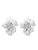 Hey Happiness Oorbellen ‘Petal Blossom’  zilver