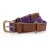 Asquith & Fox Heren Fauxleer en Canvasgordel (Paars)