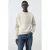 Mango Man regular fit sweater – naturel wit