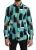 Dolce & Gabbana Blauwe Zijde IJskreemprint Casual Overhemd voor Heren
