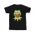 Disney Heren Muppets Kermit Hoofd T-Shirt (Zwart)