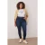 Trendyol Curve Dames Blauw Effen Skinny Hoge taille Grote maten Jeans