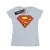 DC Comics Dames/Dames Superman Logo Katoenen T-Shirt (Heide Grijs)