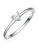 Trilani Ring  zilver / wit