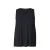 Colletta mouwloze top zwart