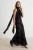 TRENDYOLMİLLA Dames Zwart Effen Maxi Mouwloos A-lijn Avond & Gala Jurk