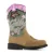 Shoesme suède cowboylaarzen cognac/roze