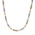 Luxenter Sterling Zilver 925 Ketting met 18K Geel Goud Afwerking Veelkleurig Kristal – Ihun
