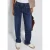 Street One Dames Jeans met elastische tailleband in Blauw