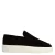Manfield suède loafers zwart