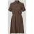 Jake*s Casual Overhemdjurk van mix van viscose en lyocell met strikceintuur