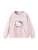 MANGO KIDS Sweatshirt ‘HKKITTY’  lila / rosa / zwart / wit
