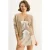 Gebreide V-hals cardigan met kant striksluiting