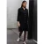 Street One Studio Dames Corduroy jurk met volant in Zwart
