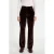 Cache Cache fluwelen bootcut casual broek – donkerbruin