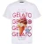 Biba Oversized T-shirt met grafische print voor dames (Crème)