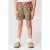 Shoeby high waist casual short met panterprint bruin