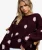 Trui met Polkadot Relaxed Pasvorm Red