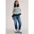 White Stuff Colourblock Nep Jumper Blue Multi